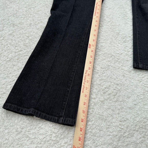 Additions by Chico's Bootcut Black Jeans Womens Size 1 31x29 High Rise Stretch - Picture 6 of 9